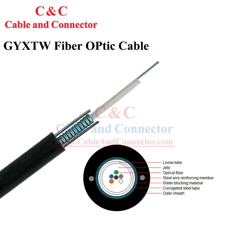 12 Core Gyxtw Fiber Optic Cable